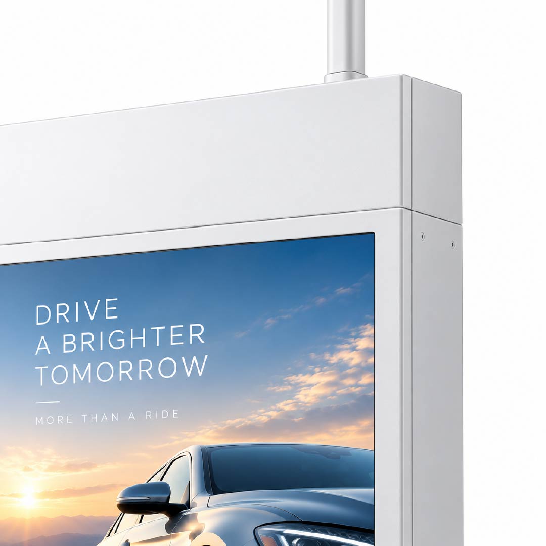 43-Inch Double-Sided Ceiling-Hanging Digital Signage Product Design and Construction Detail