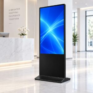 Floor Standing Digital Signage – Retail Lobby Installation