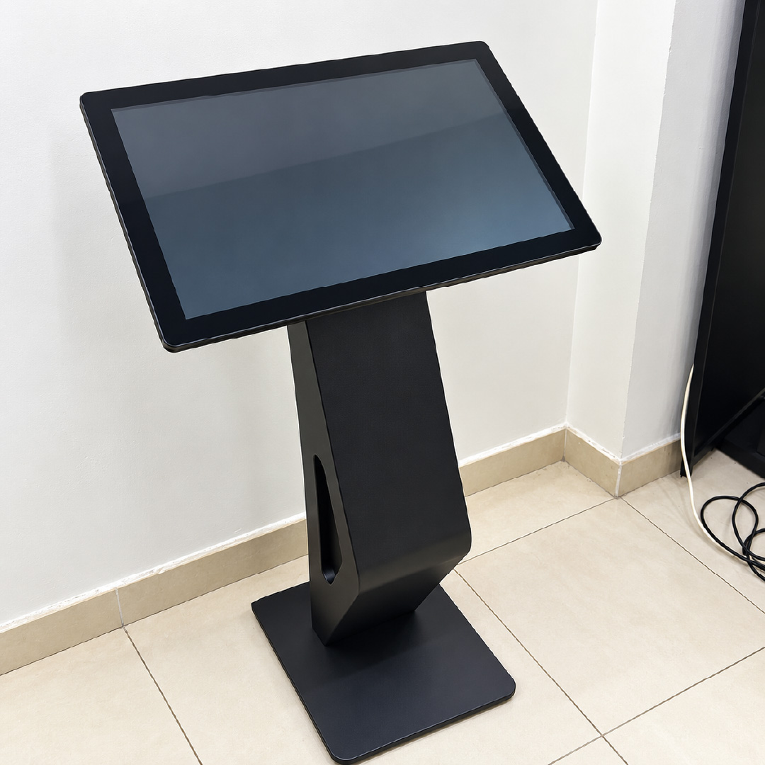 22-Inch K Shaped Touch Screen Kiosk Preview