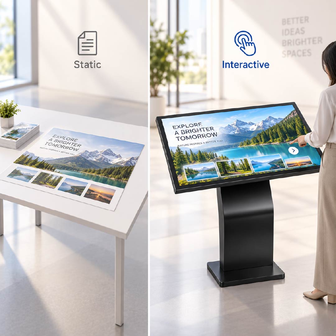 15.6-Inch K Shaped Touch Screen Kiosk Hardware and System Configuration