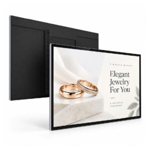 Wall Mount Digital Signage – Front & Rear View