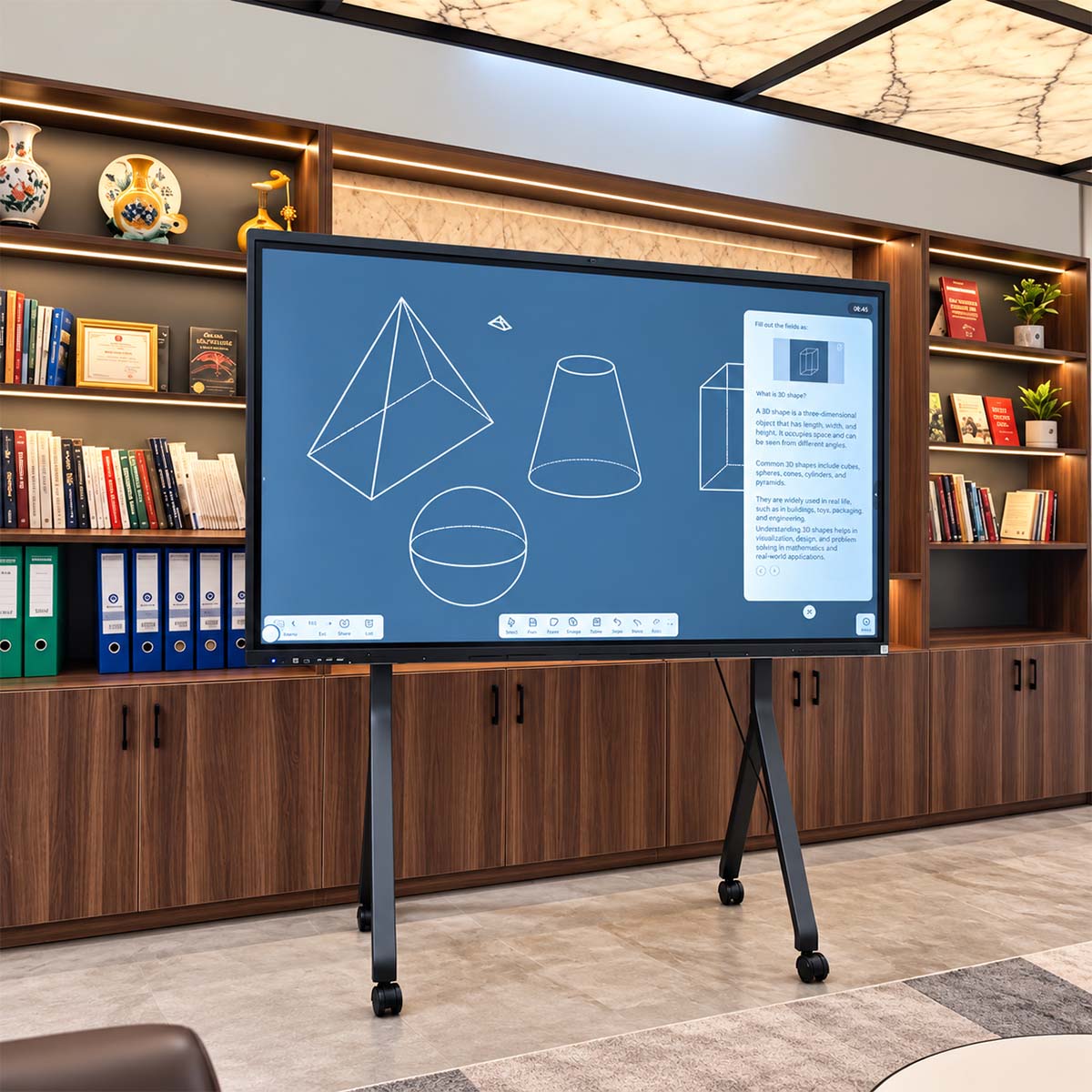 55-Inch Interactive Flat Panel Display Key Features and Commercial Display Benefits