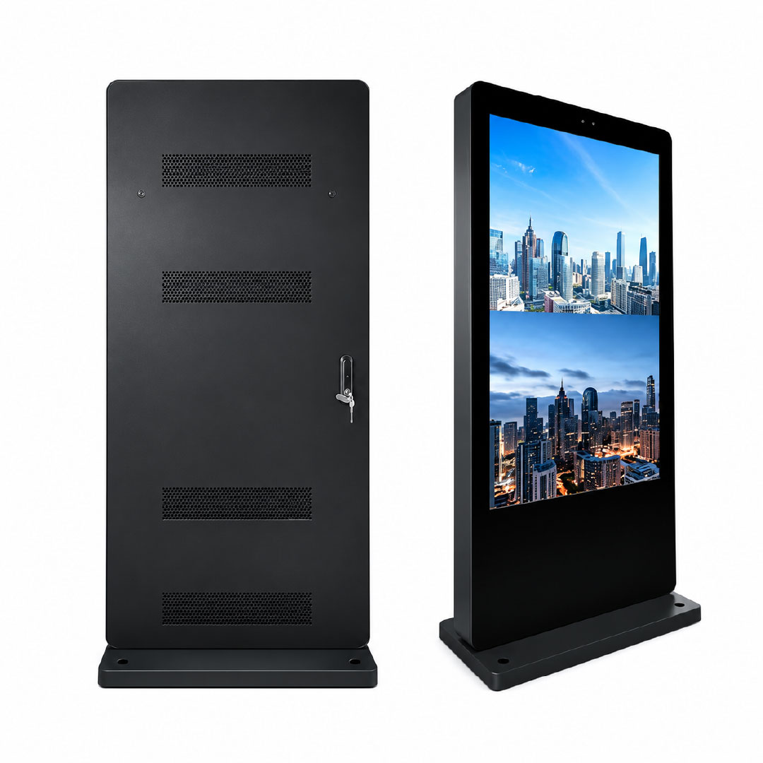 43-Inch Outdoor Floor Standing Digital Signage Product Design and Construction Detail